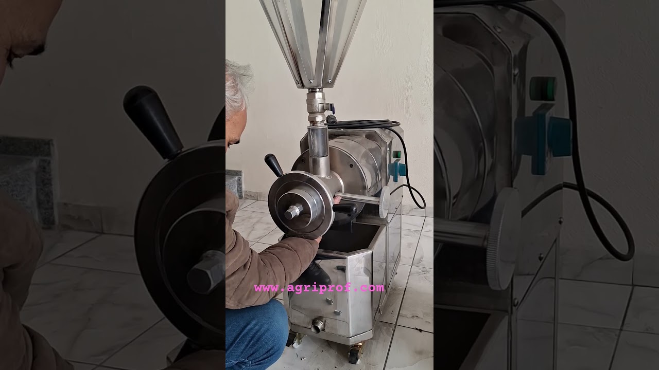 Tahini Grinder Stone Changing video, tahin değirmeni taş  değişimi videosu 