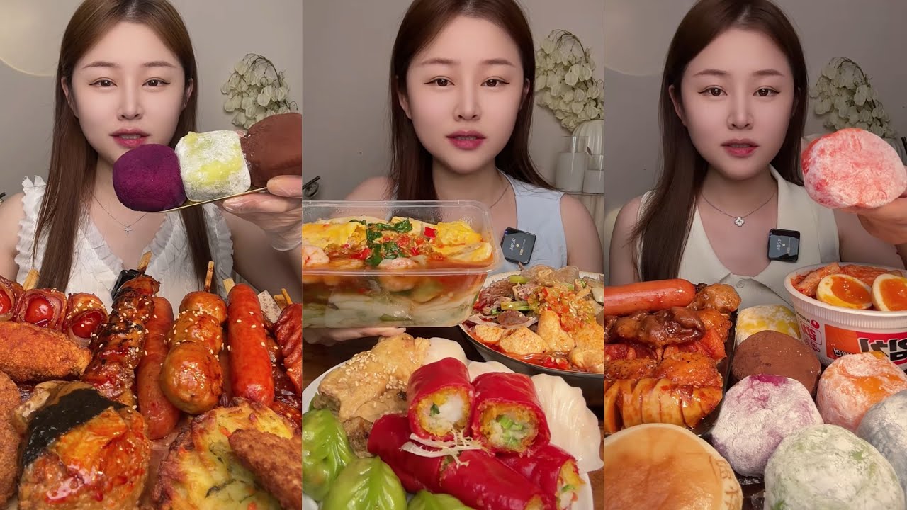 Chinese Food Asmr/ Mukbang Eating Show | Soslu Çin Yemekleri Yeme🌶 🥵😋
