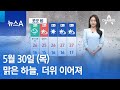 [날씨]맑은 하늘, 더위 이어져…주말 곳곳 비 | 뉴스A