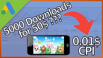 How i achieved a 0.01$ CPI for my mobile game: Lower your games CPI with google ads