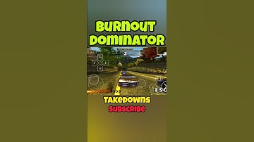 Burnout dominator Takedowns high graphics 60fps ppsspp emulator ANDROID #shorts