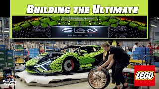 WOW 5000 lb LEGO Lamborghini Sián Build - BIG Toys for BIG Boys