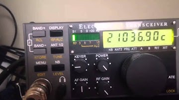 Yaesu Ftdx3000 Vs Elecraft K2 15 meters CW - K2 NoTick ? - IW2NOY