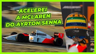 Acelerei a McLaren MP4/6-10 do Ayrton Senna! Um sonho realizado!