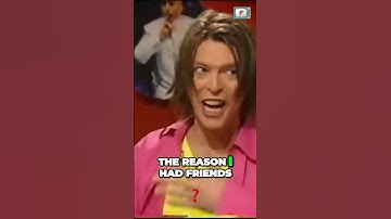 DAVID BOWIE - DRUGS and staying awake for a week