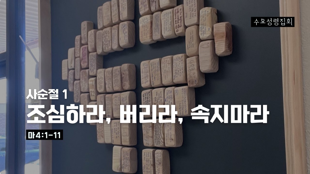 조심하라, 버리라, 속지마라