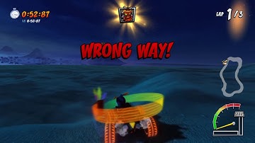 [CTR:NF] Inferno Island Cheats Lap Skip