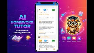 AI Homework Tutor App Demo 📚🤖 | Your Personal Learning Assistant