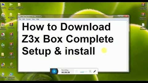 How to Download Z3x Box Complete Setup & install
