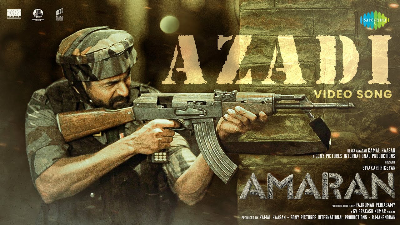 Azadi (Hindi) | Amaran | Sivakarthikeyan, Sai Pallavi | GV Prakash | Rajkumar | Kamal Haasan