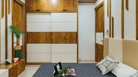 new Modular Sliding Wardrobe with Dressing Table / Washroom Sliding Door Design  full detail price