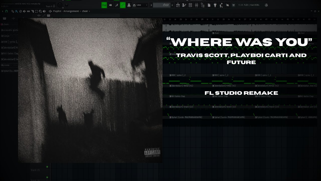 Travis Scott, Playboi Carti & Future - "WHERE WAS YOU" remake (FL Studio Remake)