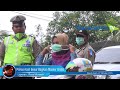 Razia Kendaraan : Polres Aceh Besar Bagikan Masker