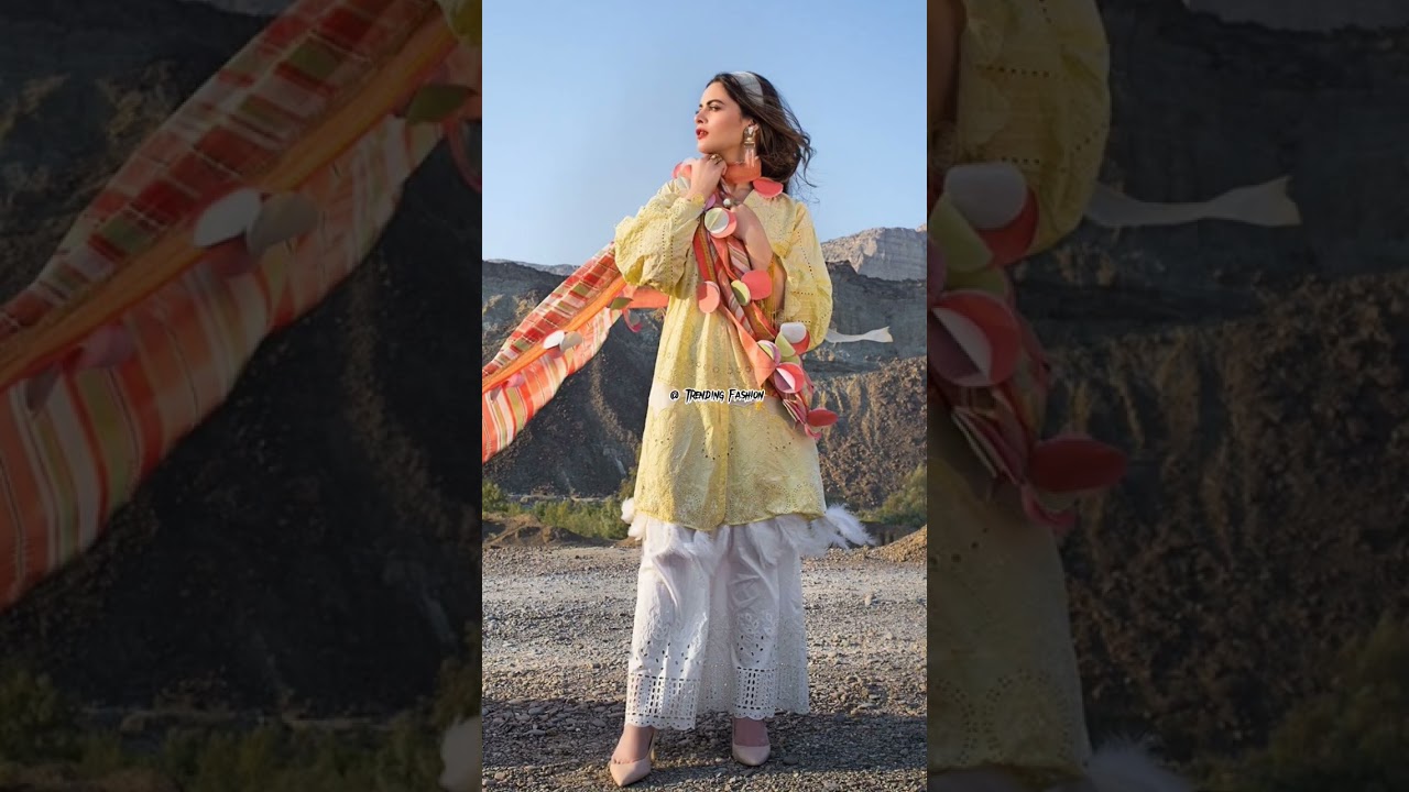 Lawn Suits Collection By Pakistan Actresses From brands❤️