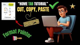Excel Basic Tricks 🔥 Cut Copy Paste, Paste Special & Format Painter सीखें आसानी से | Home Tab Tutor