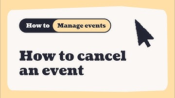 How to cancel an event on Ticket Tailor