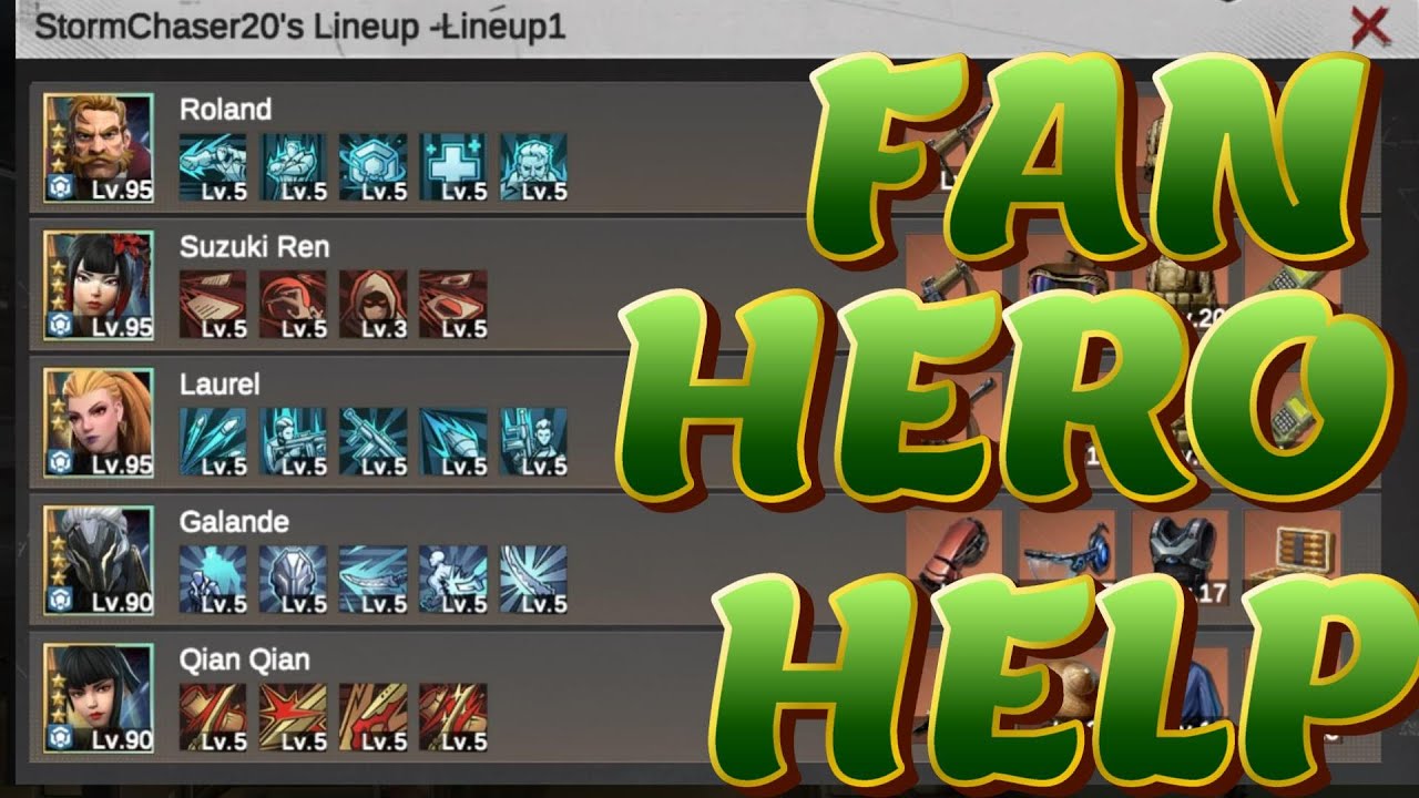 Last Fortress Underground Fan Hero Help YouTube Last Fortress Underground Fan Hero Help YouTube