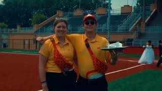 Akron Municipal Court Weddings at Firestone Stadium with Oscar Mayer Frankmobile Photo Opportunities