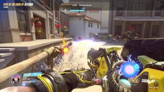 Overwatch - Boosting Zarya with Ana's Nano Boost