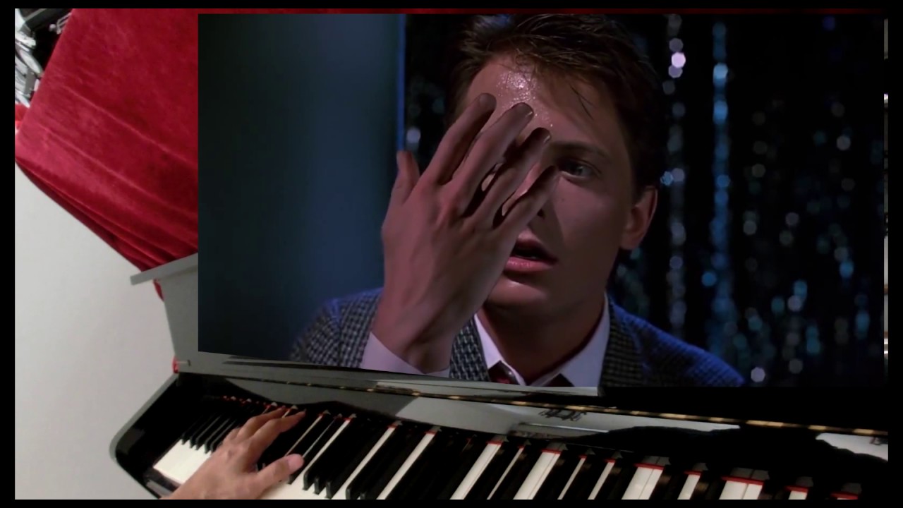 Back to the Future "Earth Angel" Scene to Piano Cover YouTube