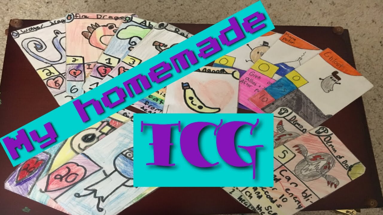 My homemade TCG - YouTube