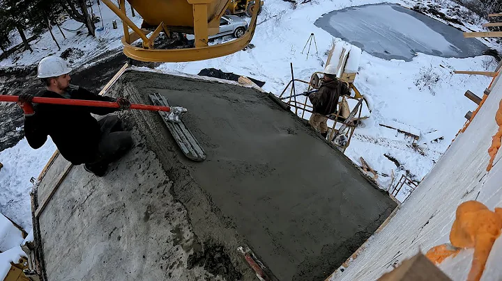 Building my ICF house part 12a : Concrete Roof