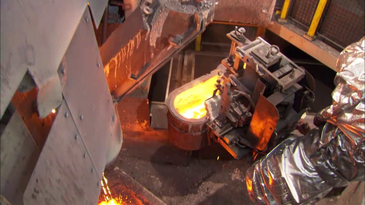 Robot Protection Systems with KUKA Robots for Foundry - YouTube