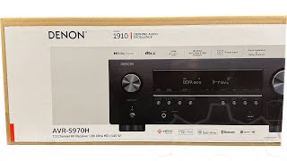 My Big Reaction on my New Denon AVRS970H 7.2 Ch. Dolby Atmos/DTSX Home Theater Surround AV Receiver