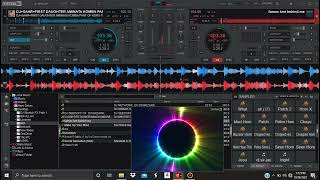 Trick using loop out effect  while scratching with the keyboard and using dna scratch in virtual  dj