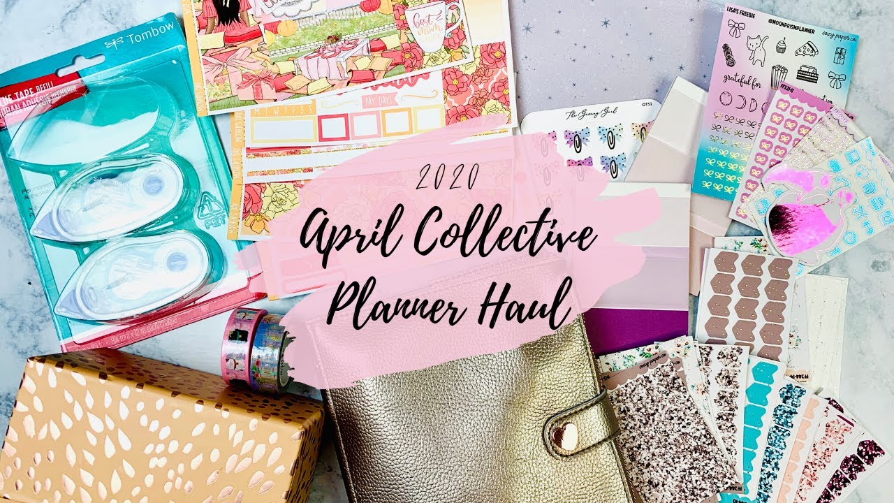 April Collective Planner Haul 2020