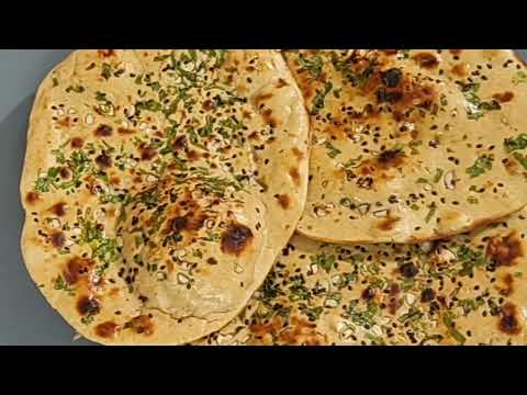 Wheat Tandoori Naan on Tawa | Butter Naan | Garlic Naan No Oven, No Yeast, No Maida Naan Recipe | India Home Cooking