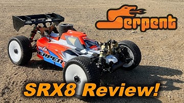 Serpent SRX8 Nitro RTR Review! (Best 1/8 Nitro Buggy?)