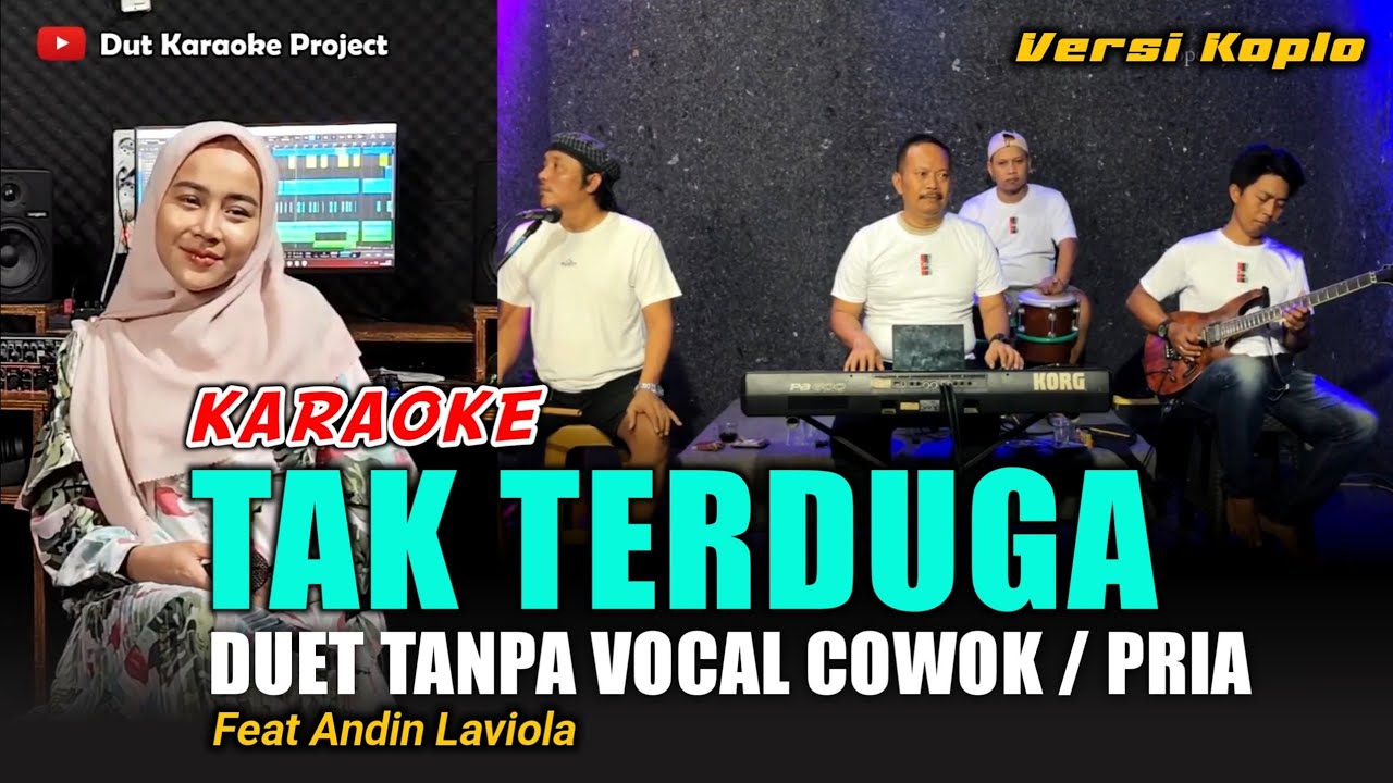 TAK TERDUGA KARAOKE DUET TANPA VOCAL COWOK/PRIA VERSI KOPLO