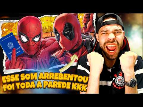 REACT Deadpool e Homem-Aranha - TAGARELAS QUEBRADORES DA 4ª PAREDE | • DNRAP