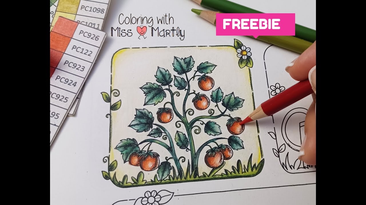 FREEBIE by GABI WOLF | Part 1 with Prismacolor colored pencil