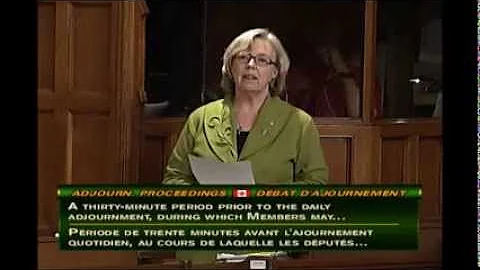 Elizabeth May on Bill C-51 (Adjournment Proceedings)