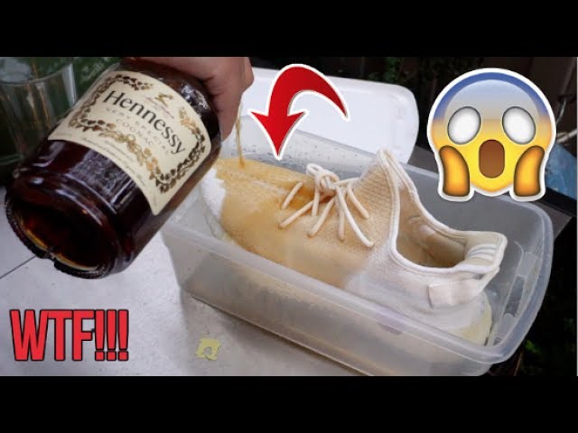 YEEZY 350 BOOST HENNESSY CUSTOM!!! (INSANE RESULTS) 