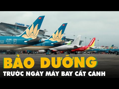 Video Hối hả bảo dưỡng máy bay trước ngày cất cánh - YouTube