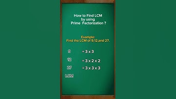 How to Find LCM? #elementarymath #maths #tutorial #grade5