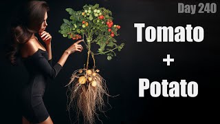 Potatoes and Tomatoes on one Plant 🍅+🥔 240 Days Time-Lapse
