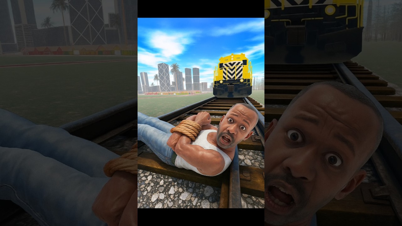 🤯Franklin Survive Nuclear Flood City😱in GTA 5 #shorts #gta #gaming #trending #franklin #funny #magic