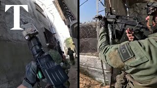 Israeli army shares bodycam footage said to show fighting in Gaza