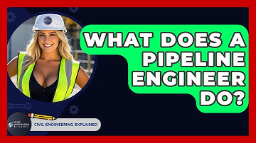 What Does A Pipeline Engineer Do? - Civil Engineering Explained