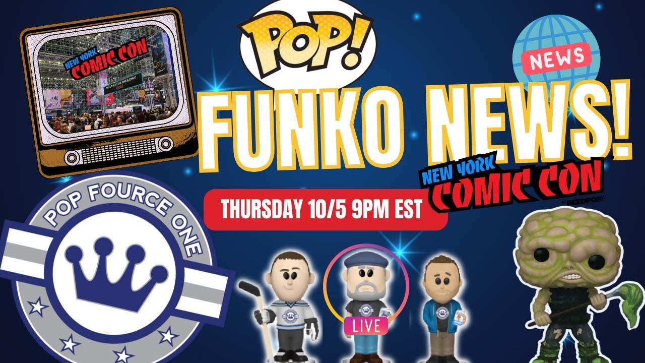 NYCC FUNKO NEWS! PopFourceOne Livestream Funko Soda News, Funko Heavy