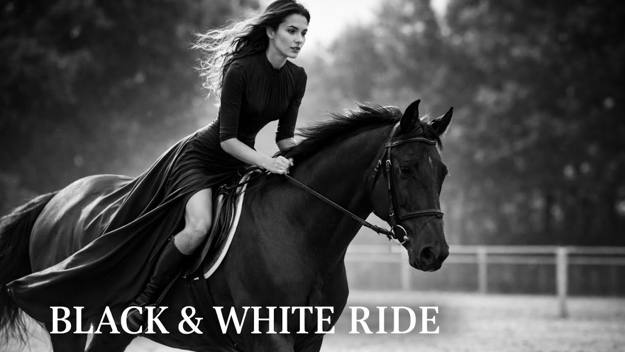 Black and white ride.