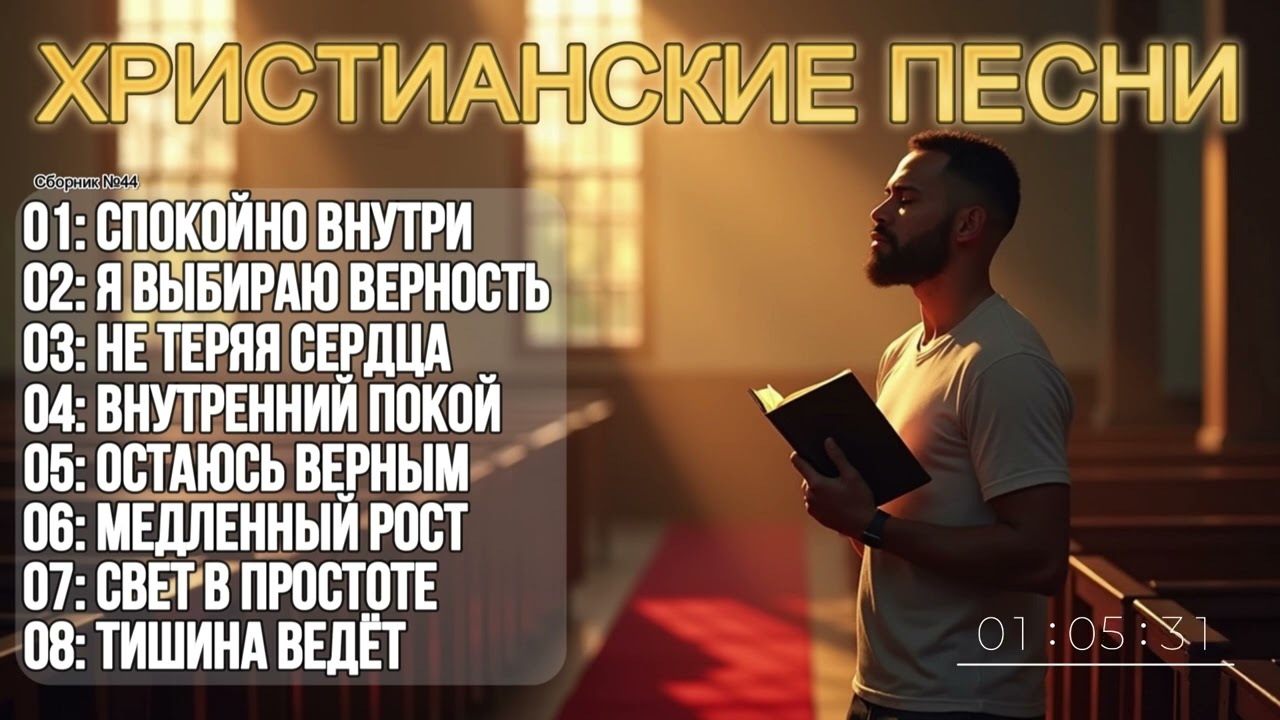 ЛУЧШИЕ НОВЫЕ ХРИСТИАНСКИЕ ПЕСНИ - СЕРДЦЕ ИЩЕТ СВЕТ! СБОРНИК №44