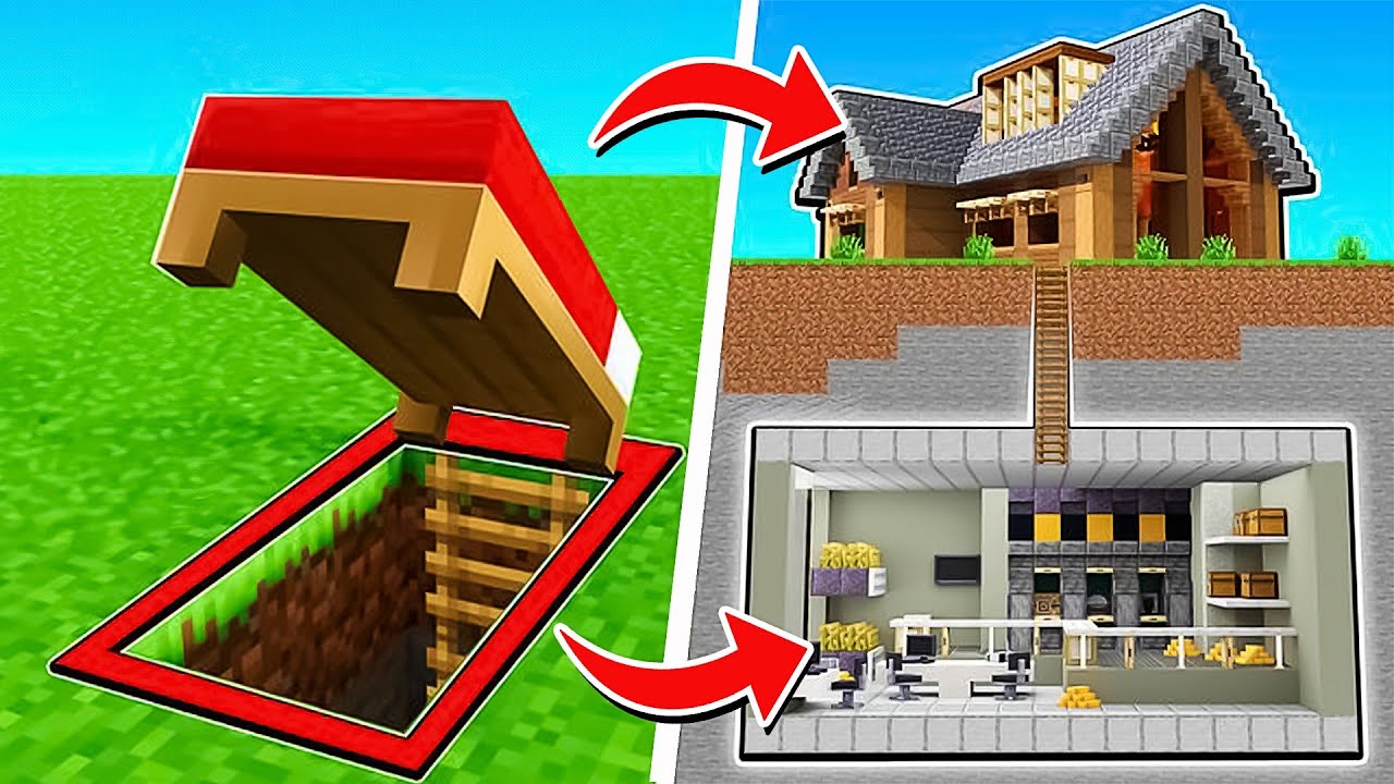 COMMENT FAIRE UN BUNKER ULTRA SÉCURISÉ SOUS UN LIT DANS MINECRAFT
