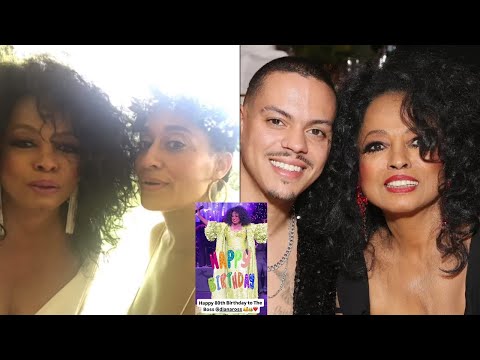 Tracee Ellis Ross and Evan Ross Post Tributes to Mom Diana Ross on Her 80th Birthday Celebrations