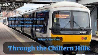 Through the Chiltern Hills (Aylesbury VPMarylebone / P. RisboroughAylesbury)  DRIVER'S EYE VIEW