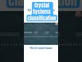 Crystal Systems  #science #Geology  #gatema #crystals #lifeisbutadream